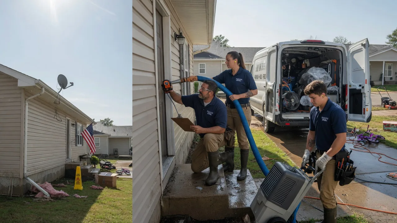 Ceiling Water Damage Restoration in Hempstead, TX near me